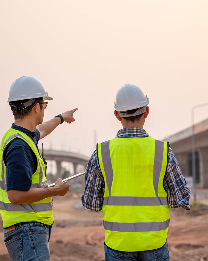 Commercial build site